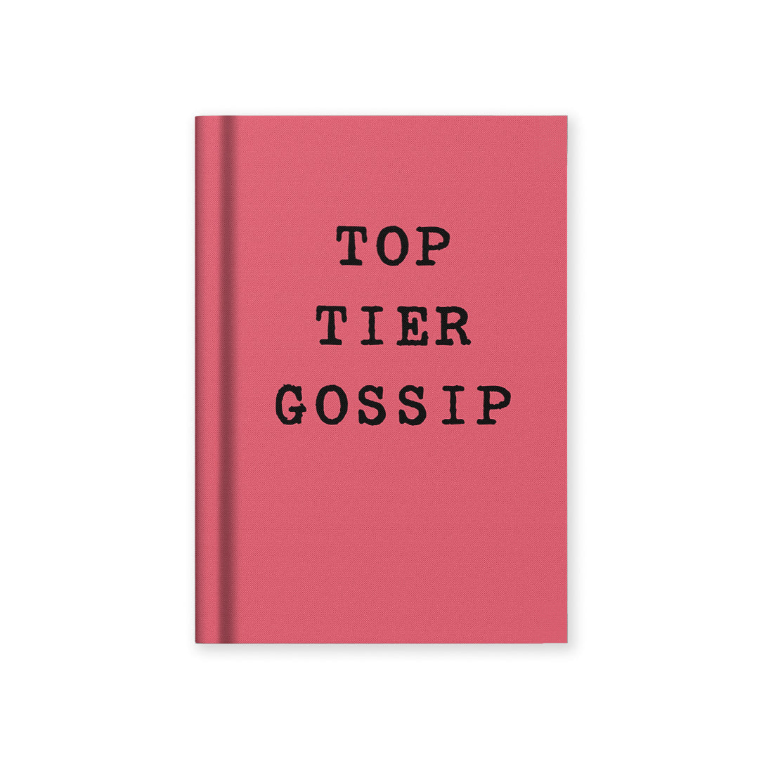 Ohh Deer Top Tier Gossip A7 Fabric Hardback Notebook