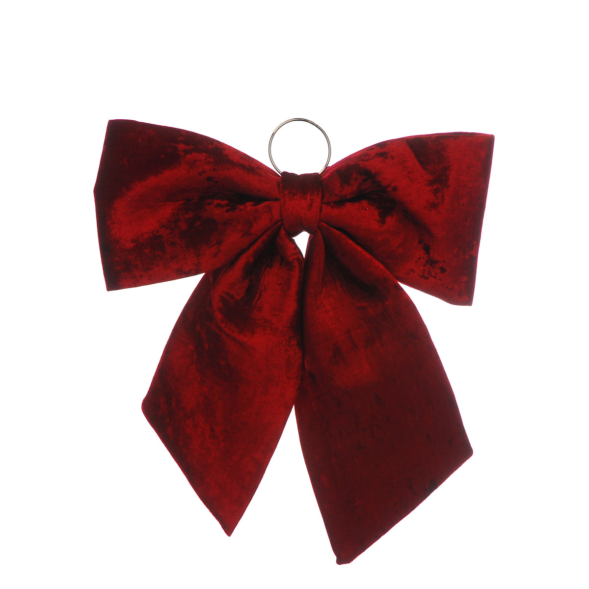 Christmas Burgundy Velvet Bow 44cm