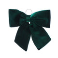 Christmas Dark Green Velvet Bow 44cm