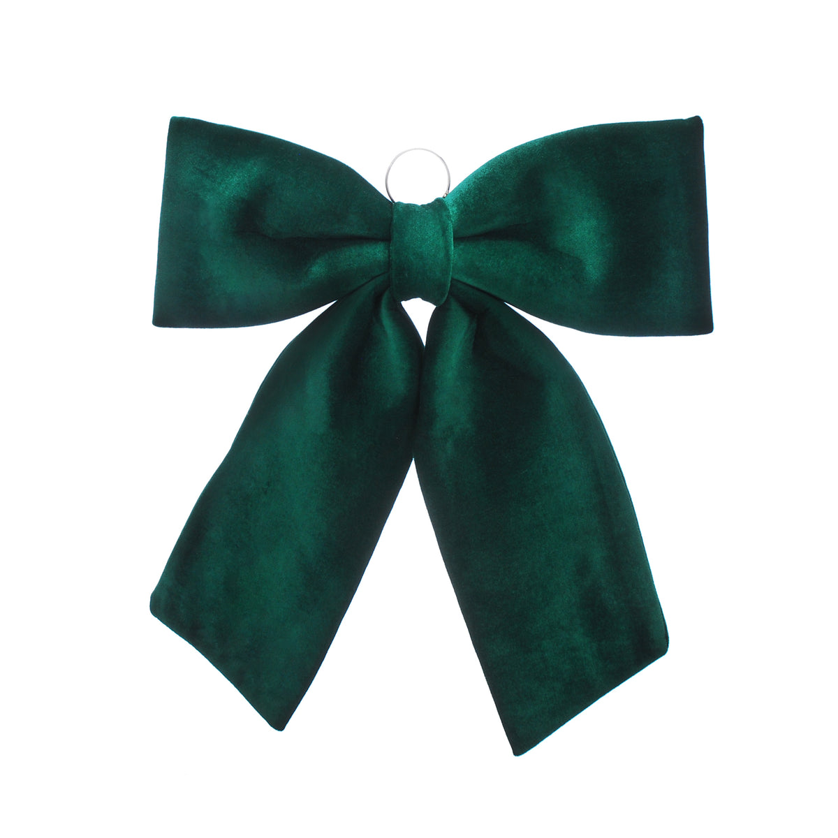 Christmas Dark Green Velvet Bow 60cm