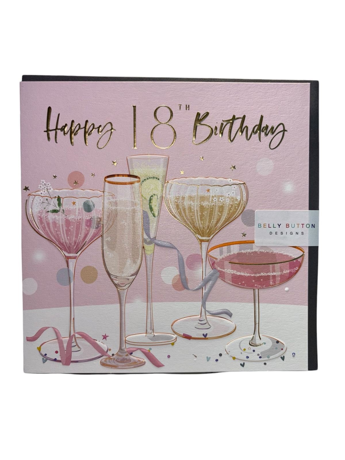 Belly Button Designs 18th Birthday Card