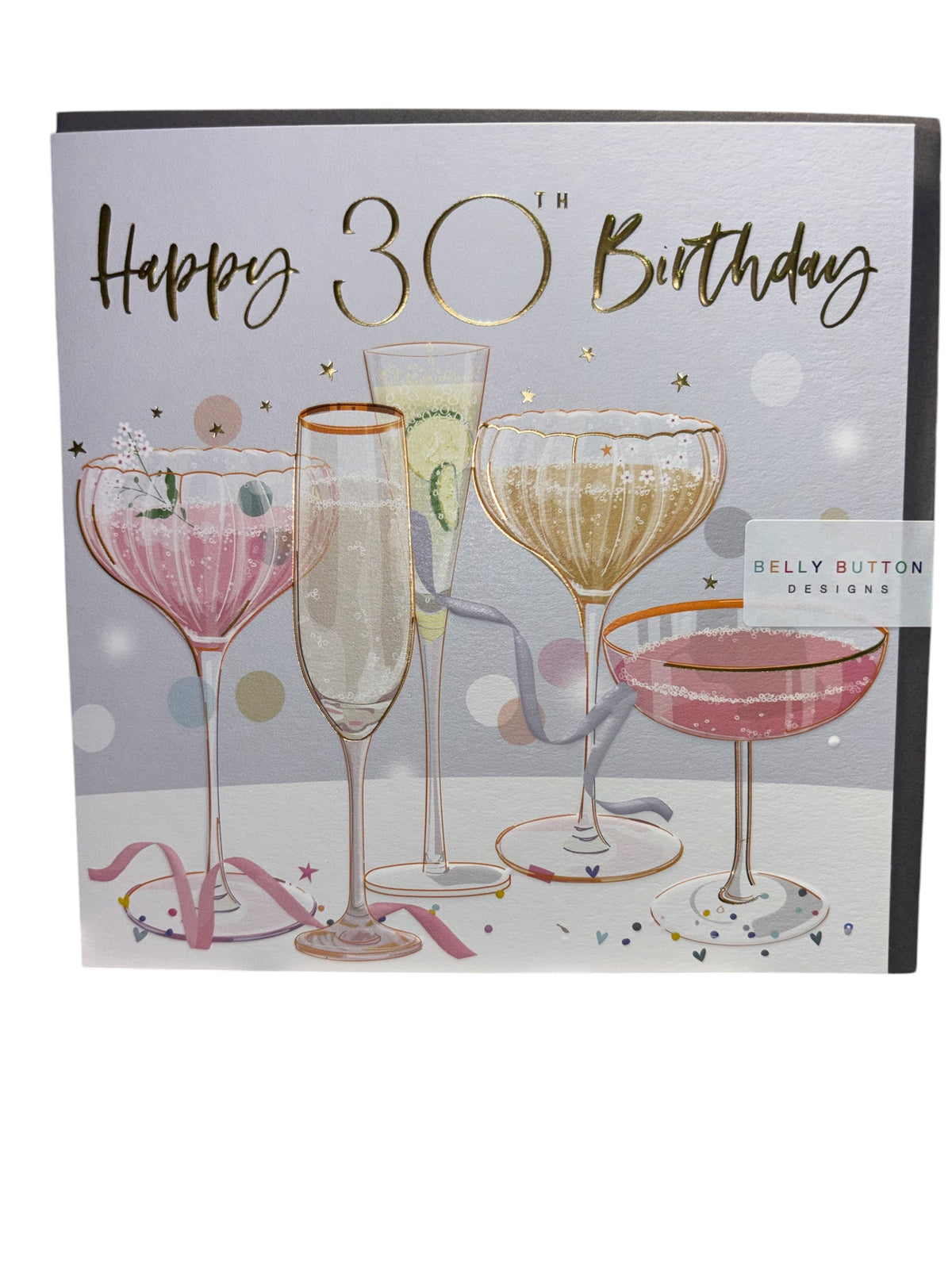 Belly Button Designs 30th Birthday Card