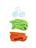 Ryan Town Wooden Alphabet Bunting Letter String Pack 2 Orange And Green