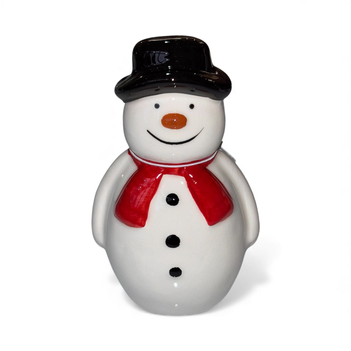Small Ceramic Snowman Decoration