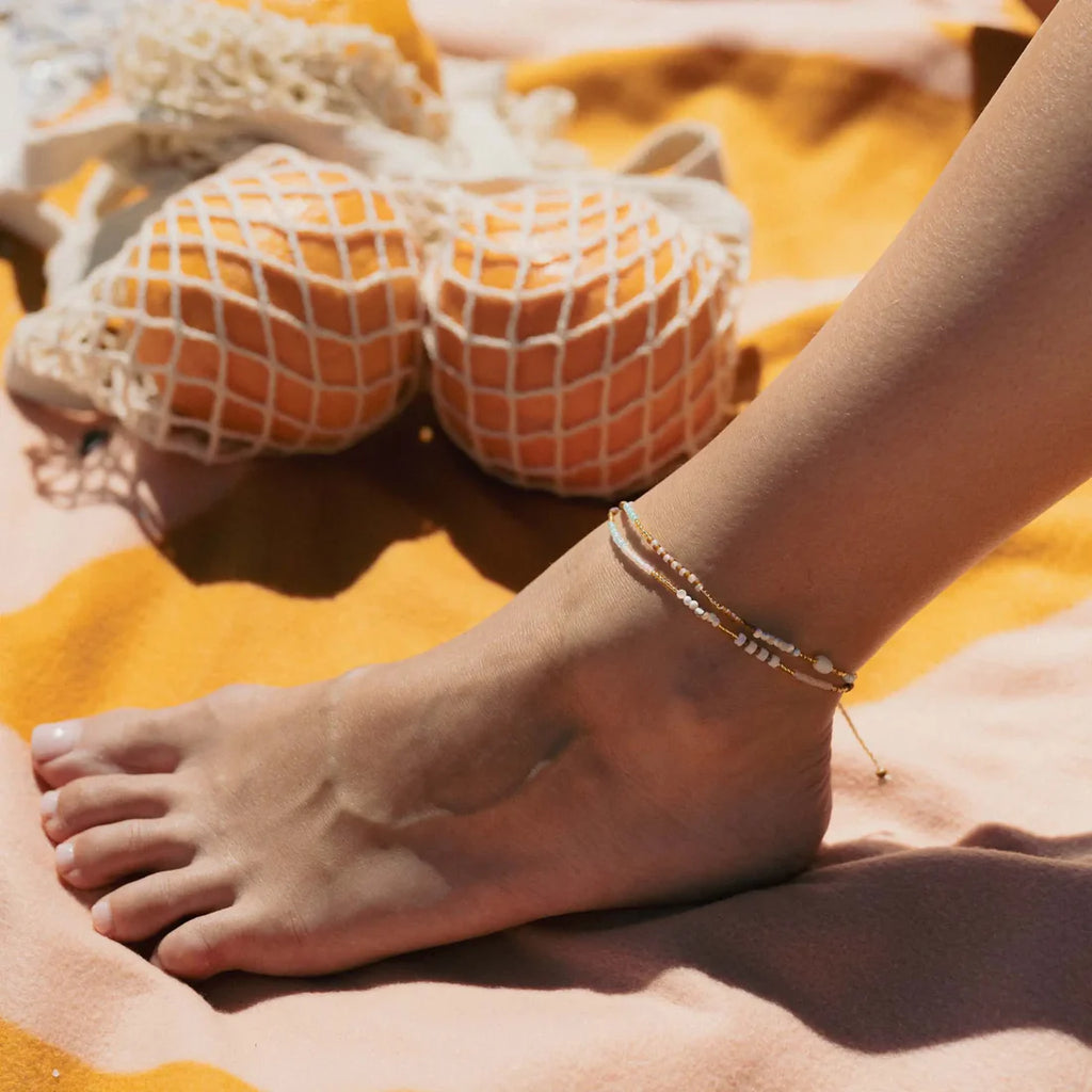 Pineapple Island Alam Endless Summer Beaded Anklet