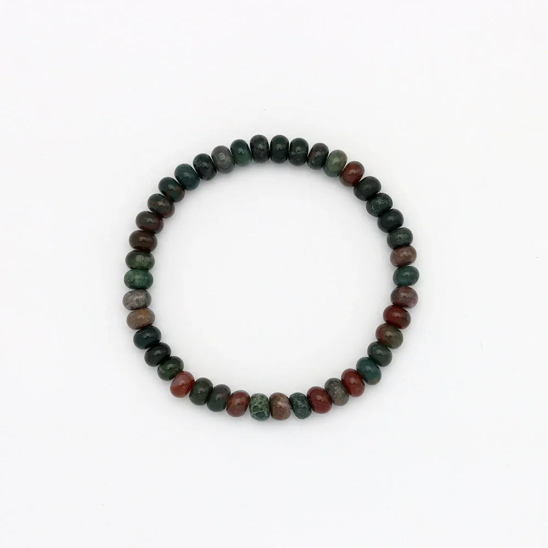 Pineapple Island Alami Elastic Indian Agate Bracelet