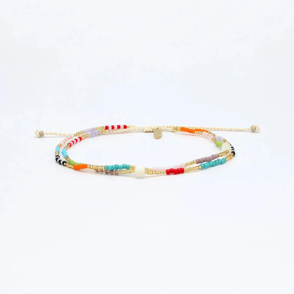 Pineapple Island Berpesta Colourful Golden Hour Anklet