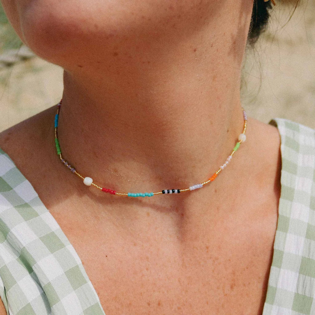 Pineapple Island Berpesta Colourful Golden Hour Necklace