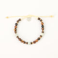 Pineapple Island Cannon Beach Natural Stone Bracelet Wood Ivory