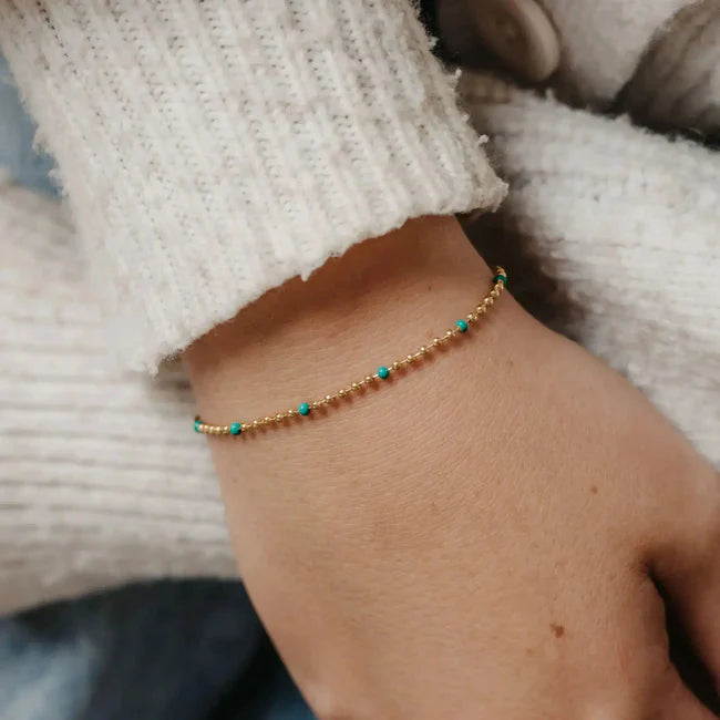 Pineapple Island Enamel Chain Bracelet Steel
