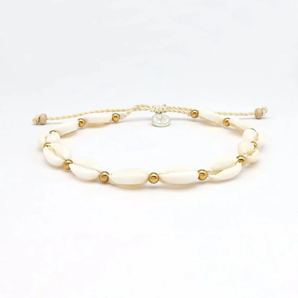 Pineapple Island Giada Gerupuk Shell Surf Anklet