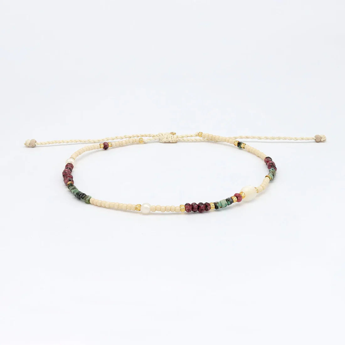 Pineapple Island Giada Lestari Beaded Anklet