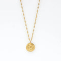 Pineapple Island Gula Shell & Fossil Pendant Necklace