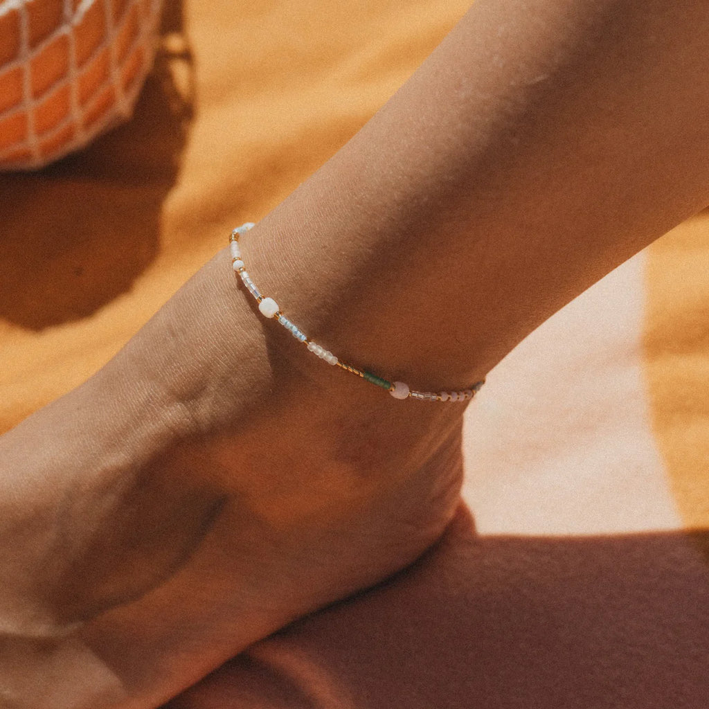 Pineapple Island Horison Golden Hour Beaded Anklet