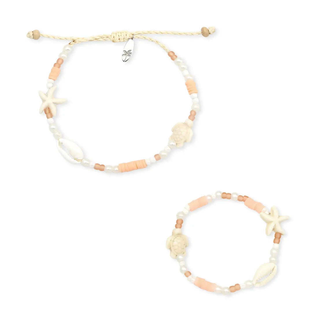 Pineapple Island Mini Sagara Hati Beaded Charm Bracelet