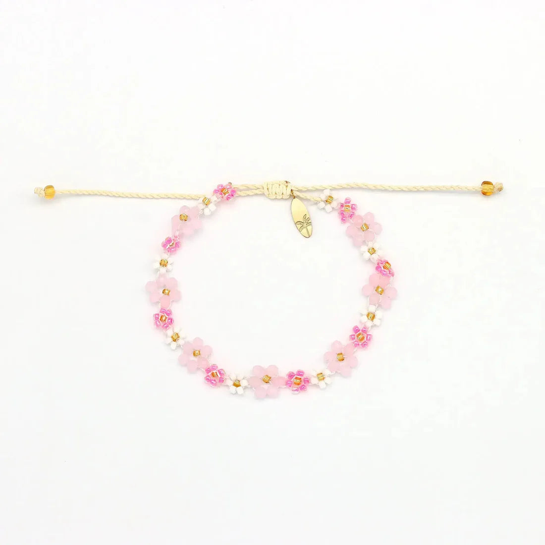Pineapple Island Mohala Flower Beaded Bracelet