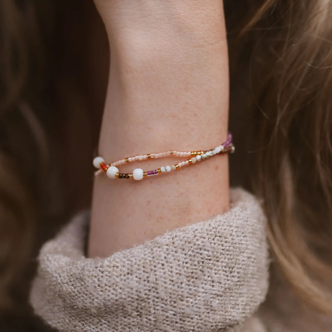 Pineapple Island Pantai Endless Summer Beaded Bracelet