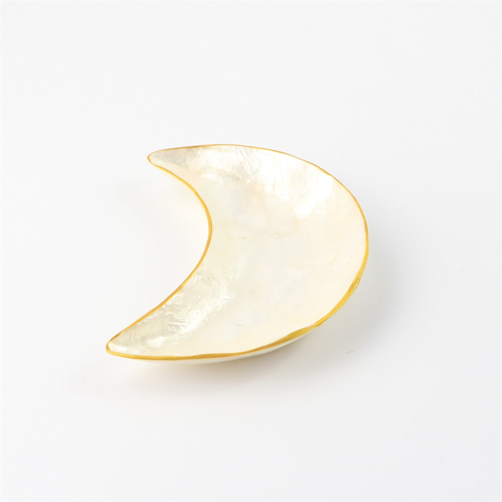 Pineapple Island Small Crescent Moon Shell Dish