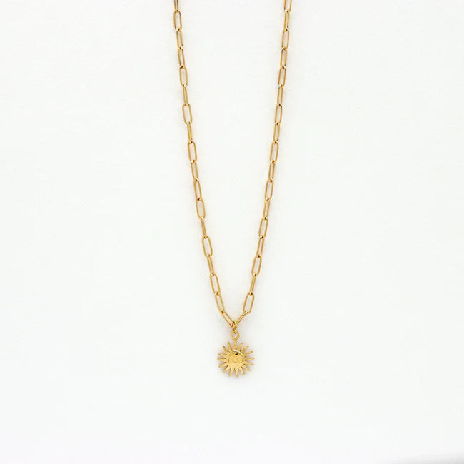 Pineapple Island Sun Charm Necklace