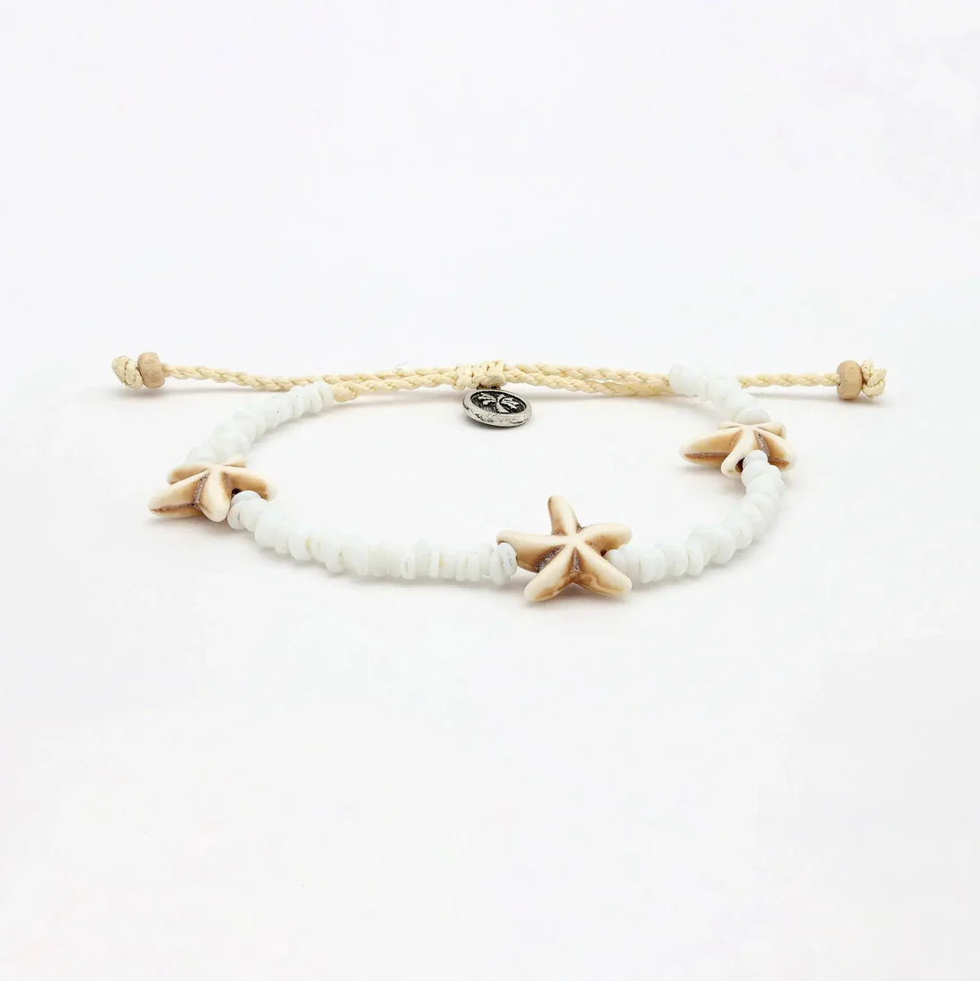 Pineapple Island Tidepool Starfish Beaded Anklet