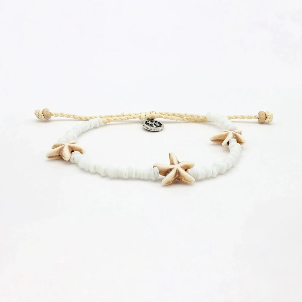 Pineapple Island Tidepool Starfish Beaded Bracelet