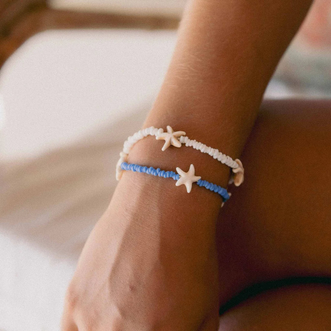 Pineapple Island Tidepool Starfish Beaded Bracelet
