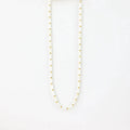 Pineapple Island Tube Beaded Necklace Steel