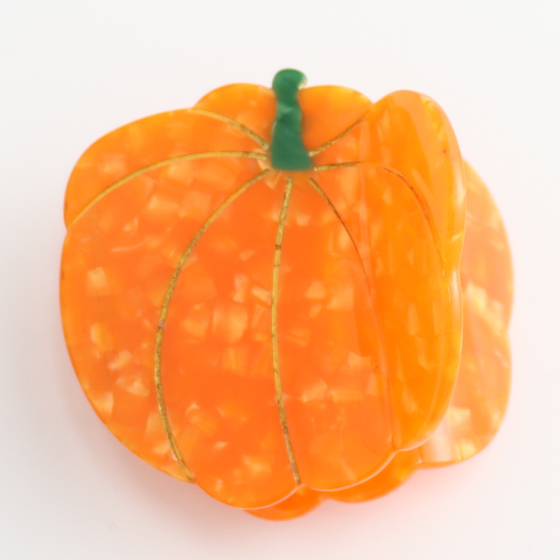 Pumpkin Hair Claw Clip