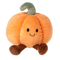 Christmas Orange Fabric Pumpkin Doorstop