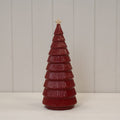 Red Ceramic Christmas Tree Decoration Large