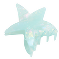 Red Cuckoo Star Hair Claw Clip Blue