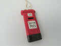 Red Post Box Christmas Hanging Decoration
