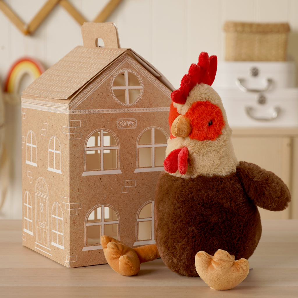 Rio The Plush Sitting Rooster