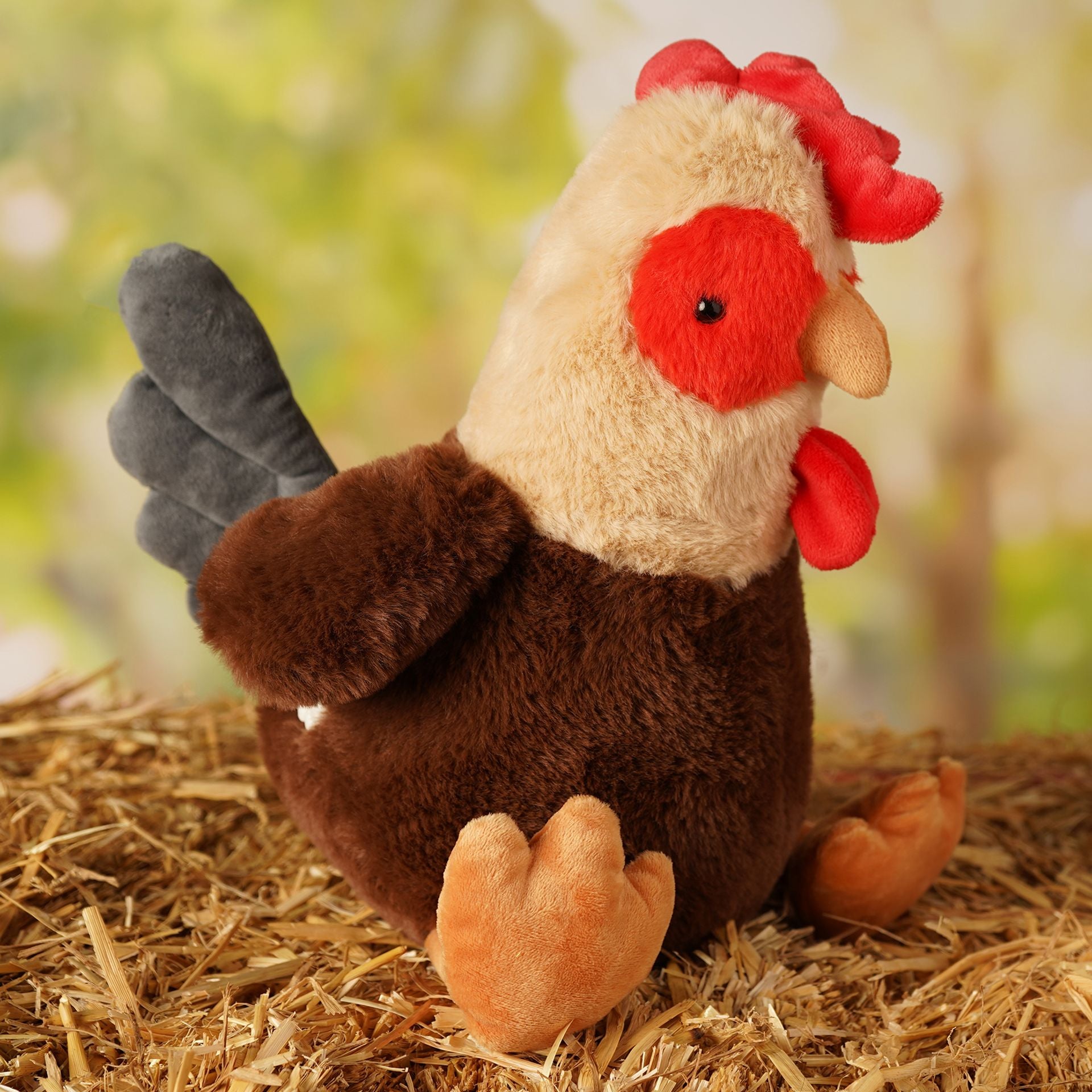 Rio The Plush Sitting Rooster