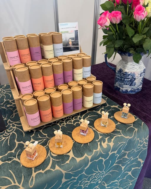 Rosy Roo Scented Car Diffuser Rhubarb and Strawberry