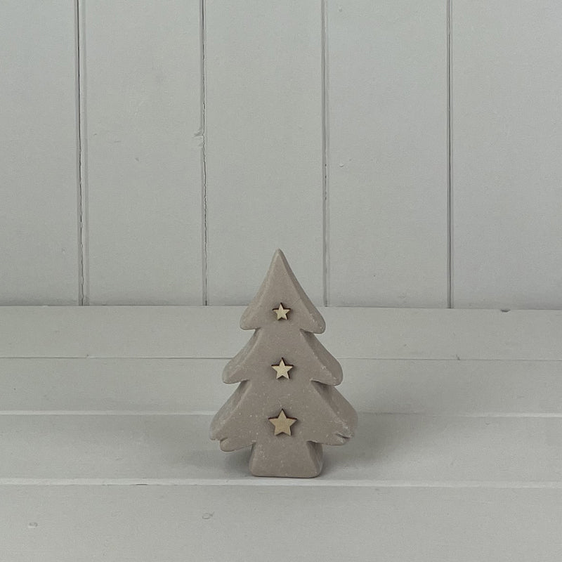 Sand Texture Effect Ceramic Tree Decoration Small