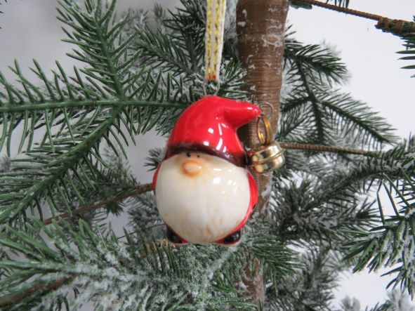 Santa Christmas Tree Decorations with Bell