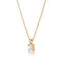 Scream Pretty Kelly Springham Sparkling Square Choker 18k Gold Plated Necklace