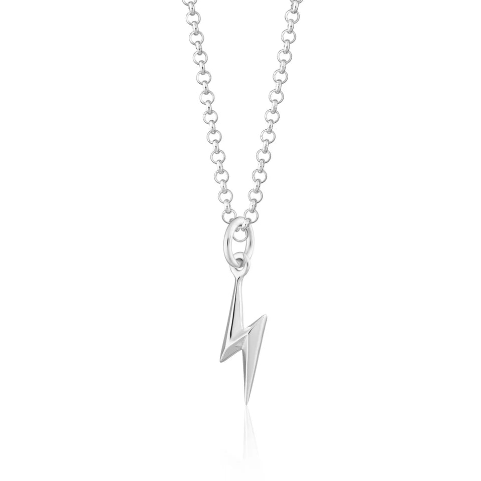 Scream Pretty Lightening Bolt Necklace Sterling Silver