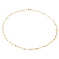 Scream Pretty Long Link Chain Choker 18k Gold Plated Sterling Silver