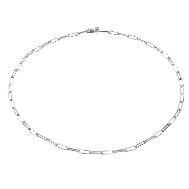 Scream Pretty Long Link Chain Choker Sterling Silver