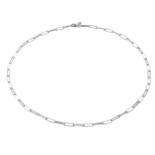 Scream Pretty Long Link Chain Choker Sterling Silver