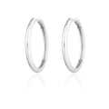 Scream Pretty Perfect Hoop Earrings Sterling Silver