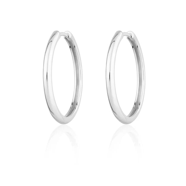 Scream Pretty Perfect Hoop Earrings Sterling Silver