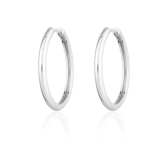 Scream Pretty Perfect Hoop Earrings Sterling Silver