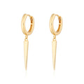 Scream Pretty Spike Hoop Earrings 18k Gold Plated Sterling Silver