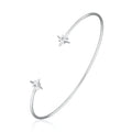Scream Pretty Starburst Bangle Rhodium Plated