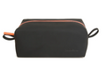 Paul Oliver Black Rubberised Wash Bag