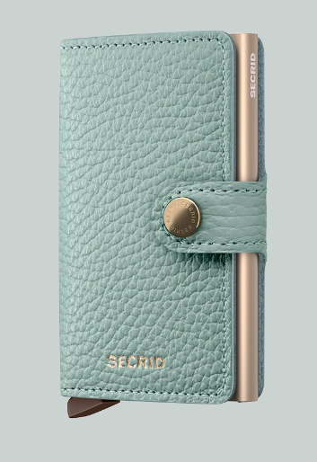Secrid Pebble Sea green Mini Wallet
