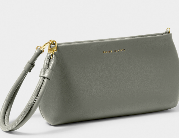 Katie Loxton Asha Wristlet Graphite Green